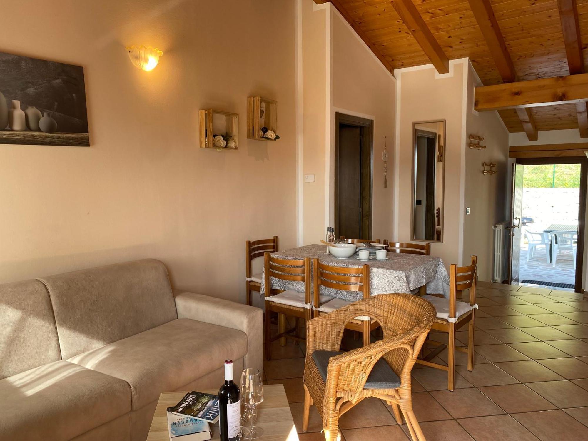Casa Carla, Bis 4 Personen, Garten, Balkon Mit Blick Auf Den See Und Die Berge Crone Extérieur photo