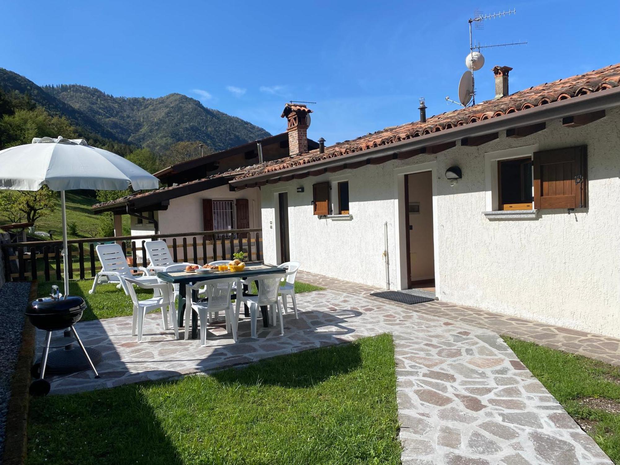 Casa Carla, Bis 4 Personen, Garten, Balkon Mit Blick Auf Den See Und Die Berge Crone Extérieur photo